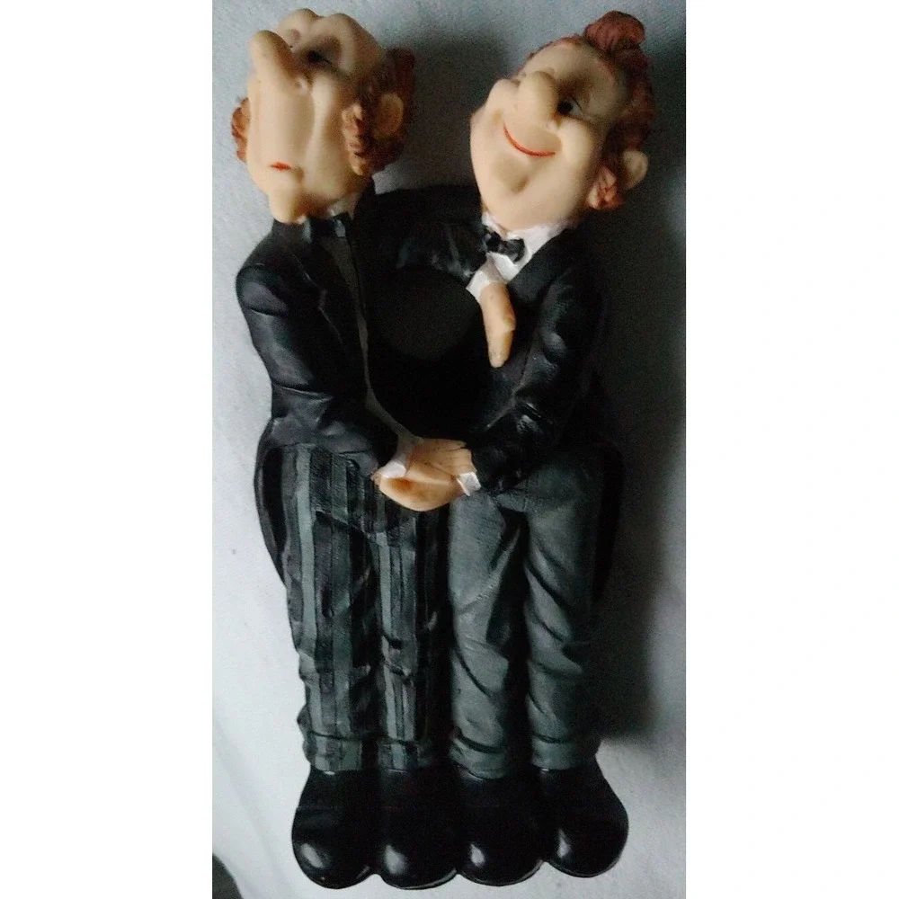 Miko James and Friend Butler Wine Balance Bottle Holder 1990's 10